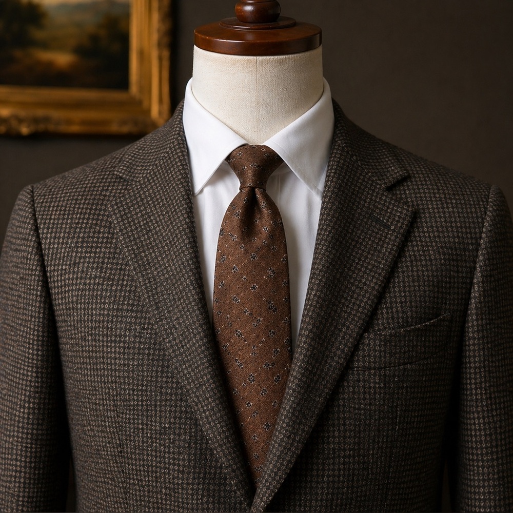 Gianluca Isaia Italian Sport Coat, Nicky Silk Tie & Zanella Charcoal Trousers